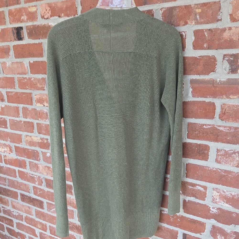 LOFT Women's Sage Green Cardigan - Picture 4 of 7